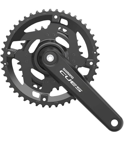 Amazon.com : SHIMANO CUES FC-U4000-2 Crankset - 170mm, 9/10/11